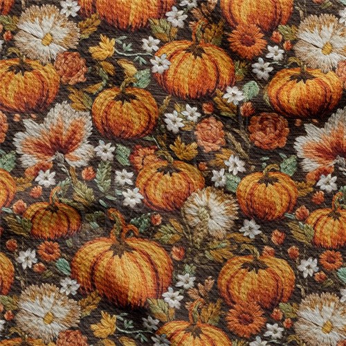 Autumn Fall Halloween Printed Liverpool Fabric AA1820 & Get a Free $89.99 Embroidery Bundle