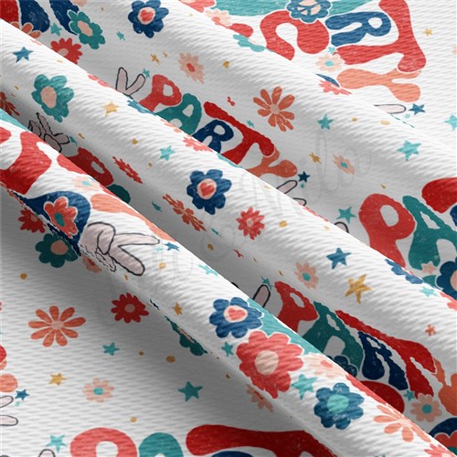 Printed Liverpool Fabric AA2522 Patriotic 4th of July & Get a Free $89.99 Embroidery Bundle