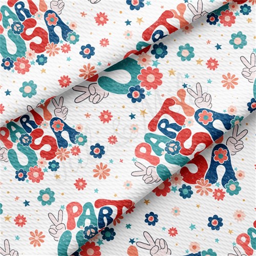 Printed Liverpool Fabric AA2522 Patriotic 4th of July & Get a Free $89.99 Embroidery Bundle