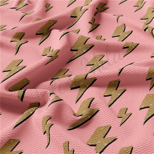 . TBP102 Liverpool Bullet Textured Stretch Solid Strip Thick Knit Jersey Fabric