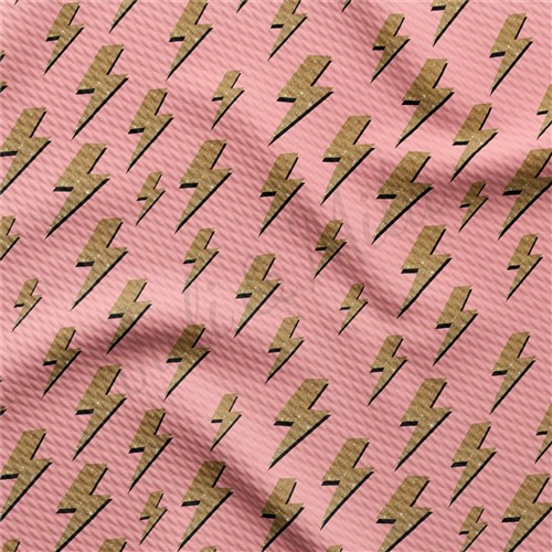 . TBP102 Liverpool Bullet Textured Stretch Solid Strip Thick Knit Jersey Fabric