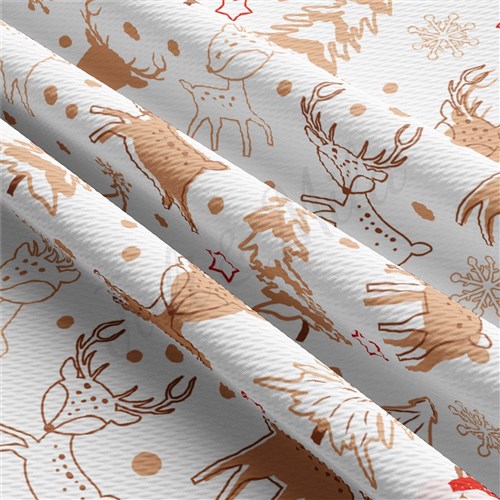 Christmas Printed Liverpool Fabric AA2165 & Get a Free $89.99 Embroidery Bundle