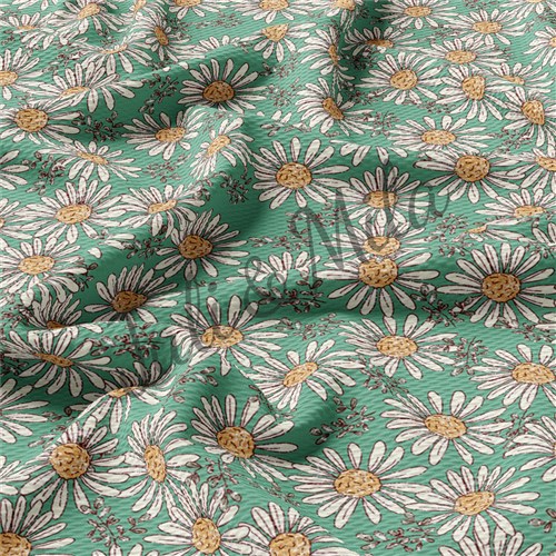 Floral Printed Liverpool 4 Way Fabric Floral66 & Get a Free $89.99 Embroidery Bundle