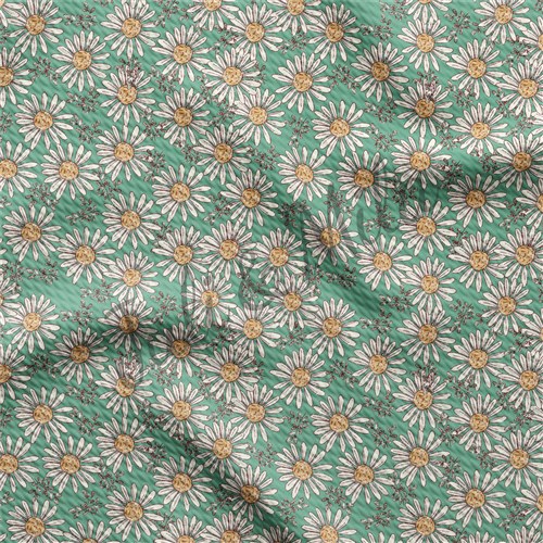 Floral Printed Liverpool 4 Way Fabric Floral66 & Get a Free $89.99 Embroidery Bundle