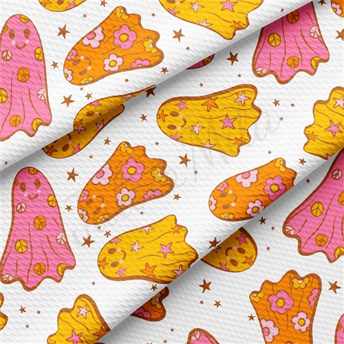 Fall Autumn Pumpkin Halloween Printed ghosts AA1861 & Get a Free $89.99 Embroidery Bundle