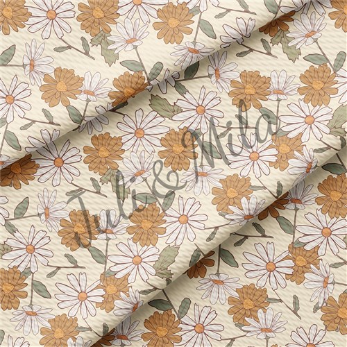 Printed Floral Fabric for Bows Sunflowers (F67 & Get a Free $89.99 Embroidery Bundle