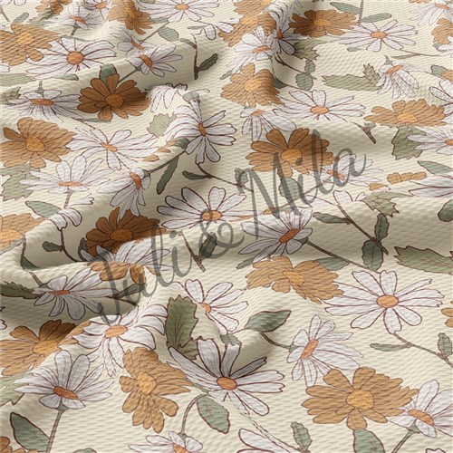 Printed Floral Fabric for Bows Sunflowers (F67 & Get a Free $89.99 Embroidery Bundle