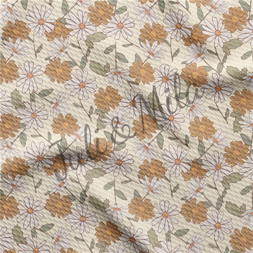 Printed Floral Fabric for Bows Sunflowers (F67 & Get a Free $89.99 Embroidery Bundle