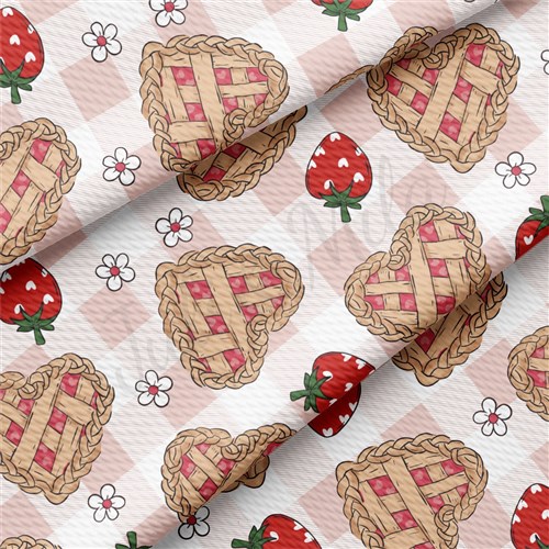 Valentine's Day Printed Liverpool Fabric AA2154 & Get a Free $89.99 Embroidery Bundle