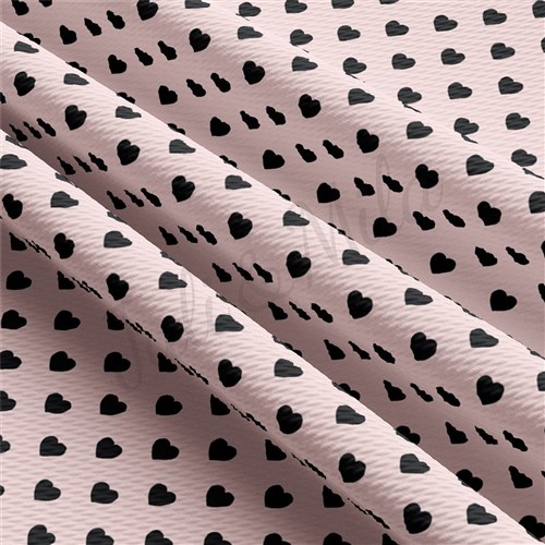 Valentine's Day Liverpool Bullet Textured Stretch Solid Strip Thick Knit Jersey Fabric