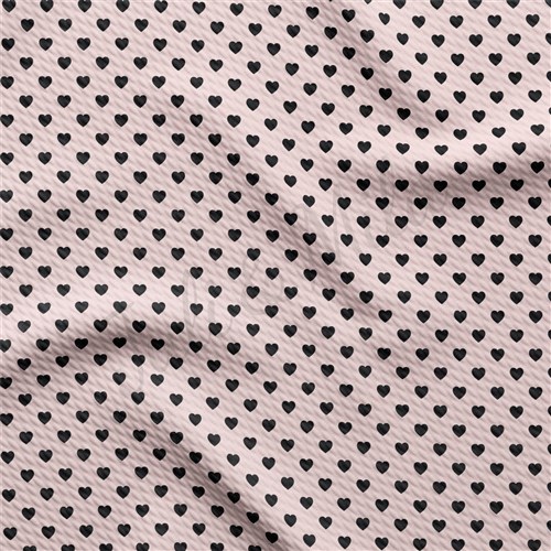Valentine's Day Liverpool Bullet Textured Stretch Solid Strip Thick Knit Jersey Fabric