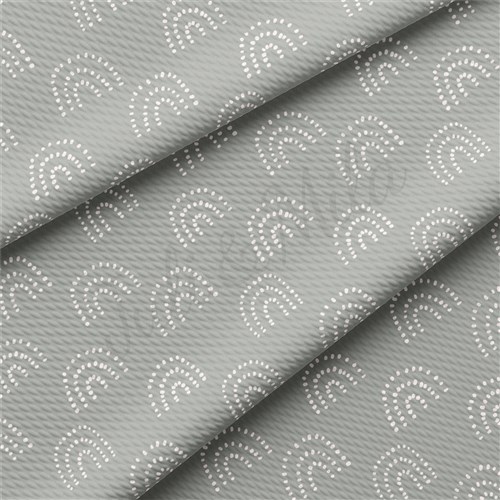 Rainbow Liverpool Bullet Textured Stretch Solid Strip Thick Knit Jersey Fabric