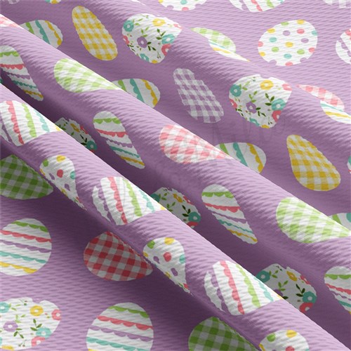 Easter AA2382 Liverpool Bullet Textured Stretch Solid Strip Thick Knit Jersey Fabric