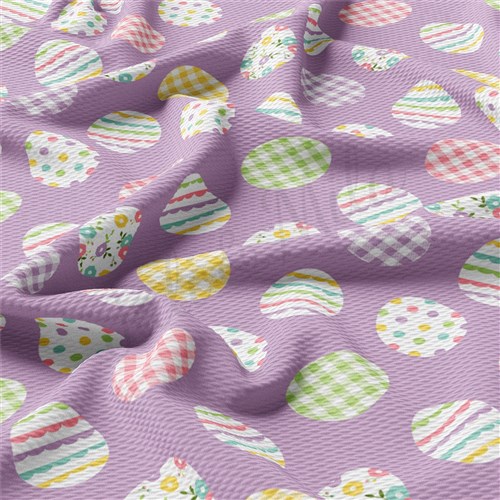 Easter AA2382 Liverpool Bullet Textured Stretch Solid Strip Thick Knit Jersey Fabric