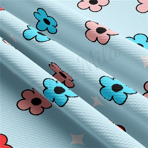 4th of July Patriotic Printed Liverpool Fabric AA1803 & Get a Free $89.99 Embroidery Bundle