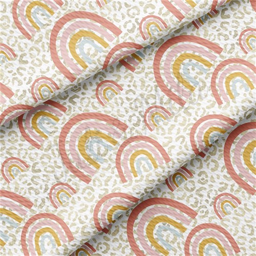Printed Liverpool Bullet Textured Stretch Solid Strip Thick Knit Jersey Fabric