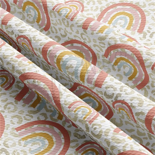 Printed Liverpool Bullet Textured Stretch Solid Strip Thick Knit Jersey Fabric