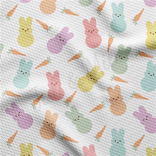 Easter AA2371 Liverpool Bullet Textured Stretch Solid Strip Thick Knit Jersey Fabric