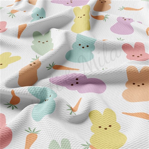 Easter AA2371 Liverpool Bullet Textured Stretch Solid Strip Thick Knit Jersey Fabric