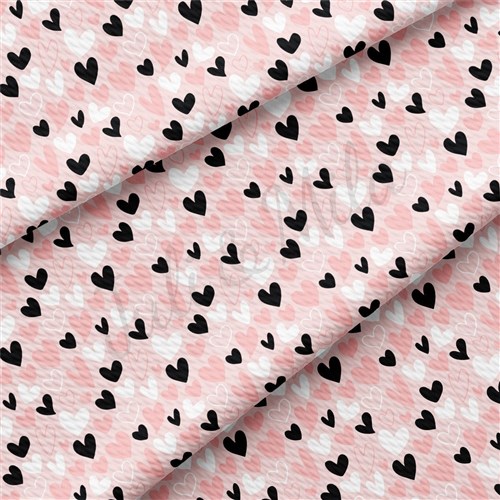 Valentine's Day Liverpool Bullet Textured Stretch Solid Strip Thick Knit Jersey Fabric