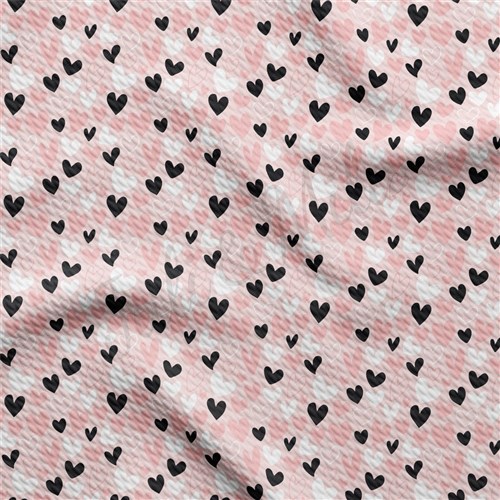 Valentine's Day Liverpool Bullet Textured Stretch Solid Strip Thick Knit Jersey Fabric