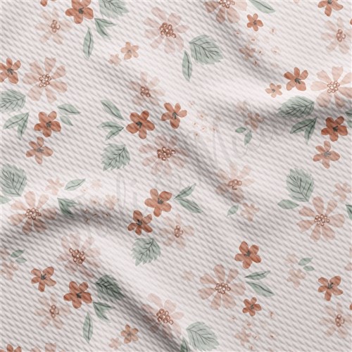 Floral Liverpool Bullet Textured Stretch Solid Strip Thick Knit Jersey Fabric