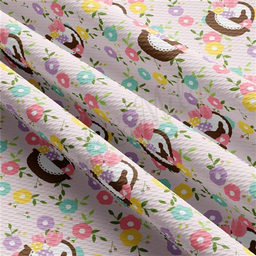 Easter AA2383 Liverpool Bullet Textured Stretch Solid Strip Thick Knit Jersey Fabric