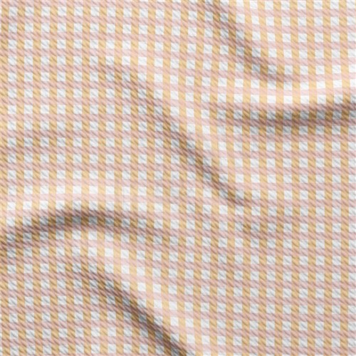 Ghingham Liverpool Bullet Textured Stretch Solid Strip Thick Knit Jersey Fabric
