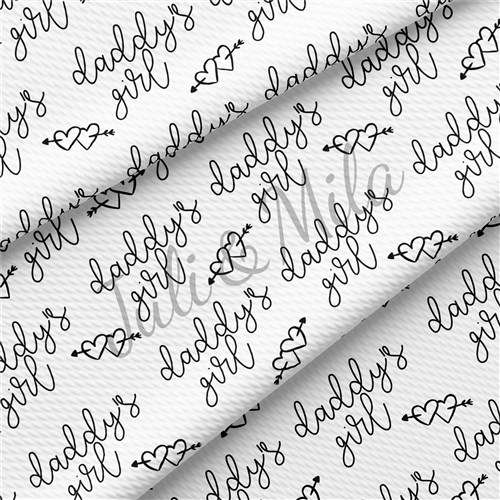 Daddy's Girl Printed Liverpool Fabric (Daddy"sgirl2) & Get a Free $89.99 Embroidery Bundle