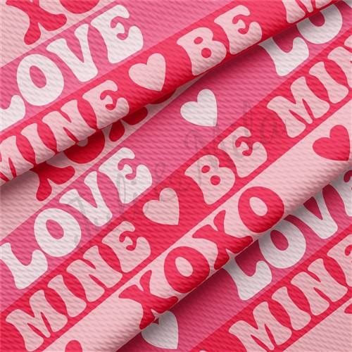 Valentine's Day Liverpool Bullet Textured Stretch Solid Strip Thick Knit Jersey Fabric