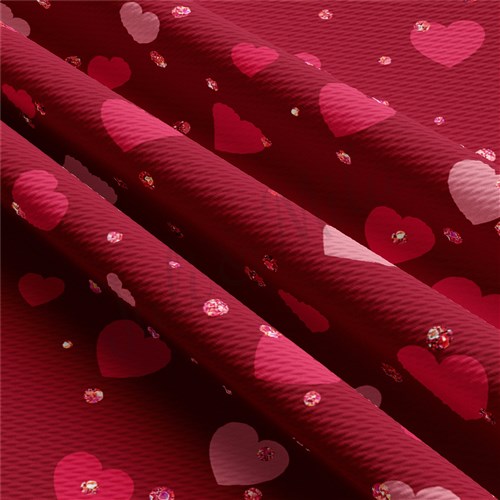 Valentine's Day Liverpool Bullet Textured Stretch Solid Strip Thick Knit Jersey Fabric