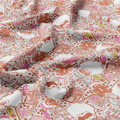 Christmas Printed Liverpool Fabric christmas AA1887 & Get a Free $89.99 Embroidery Bundle