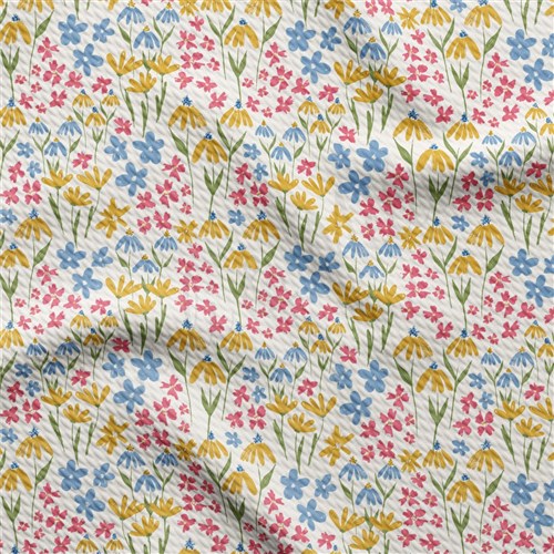 Printed Liverpool Fabric AA2494 Floral & Get a Free $89.99 Embroidery Bundle