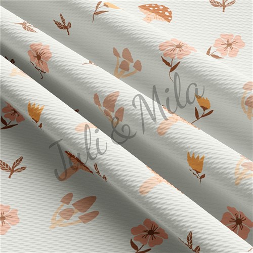Floral Printed Liverpool 4 Way Fabric Floral95 & Get a Free $89.99 Embroidery Bundle
