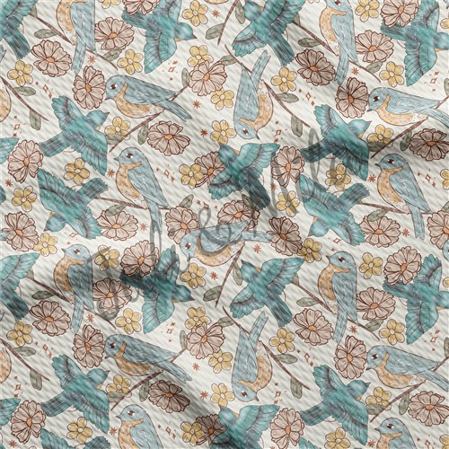 Printed Floral Fabric for Bows Sunflowers (F72) & Get a Free $89.99 Embroidery Bundle