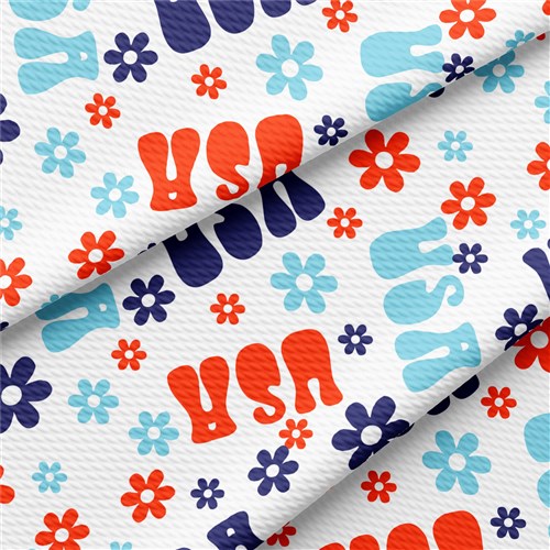 Patriotic 4th of July Liverpool Fabric PT60 TBP102 & Get a Free $89.99 Embroidery Bundle