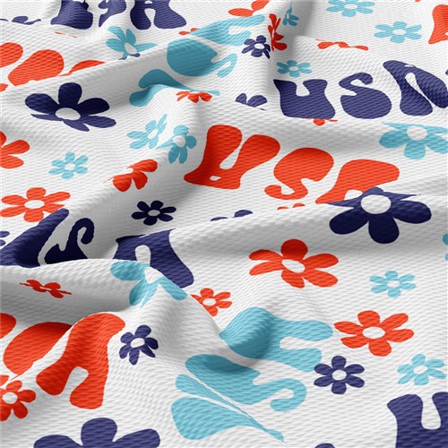 Patriotic 4th of July Liverpool Fabric PT60 TBP102 & Get a Free $89.99 Embroidery Bundle