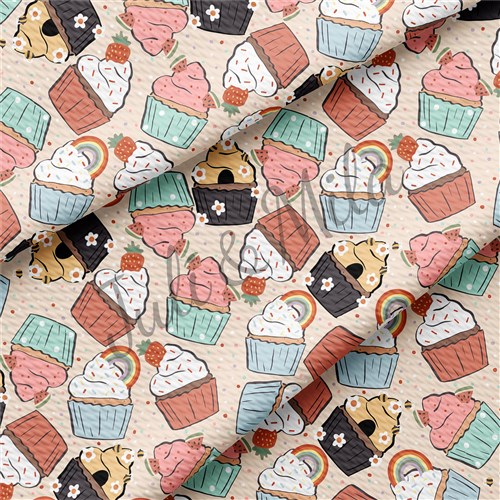 Printed Liverpool 4 Way Fabric Cupcakes & Get a Free $89.99 Embroidery Bundle