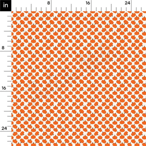 Pumpkin Printed Liverpool Bullet Textured Stretch Solid Strip Thick Knit Jersey Fabric