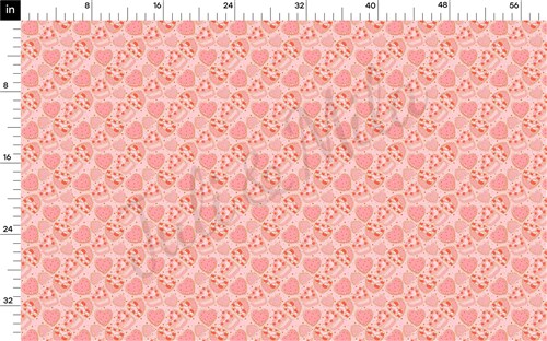 Valentine's Day Printed Liverpool Bullet Textured Stretch Solid Strip Thick Knit Jersey Fabric