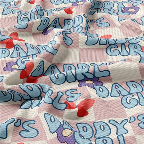 Printed Liverpool Fabric AA2517 Daddy's Girl & Get a Free $89.99 Embroidery Bundle