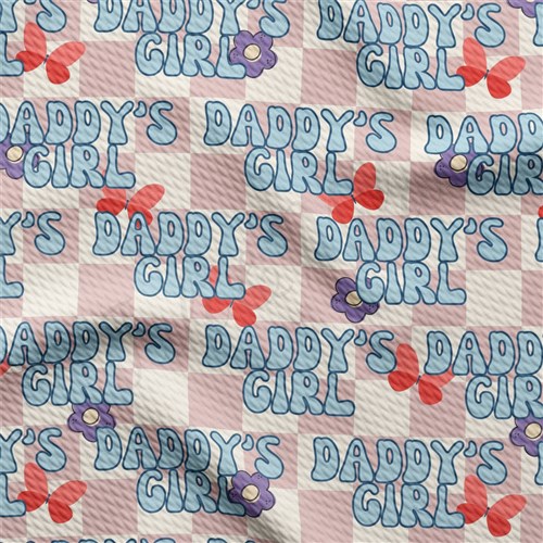 Printed Liverpool Fabric AA2517 Daddy's Girl & Get a Free $89.99 Embroidery Bundle