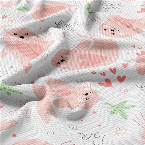 Valentine's Day Liverpool Bullet Textured Stretch Solid Strip Thick Knit Jersey Fabric