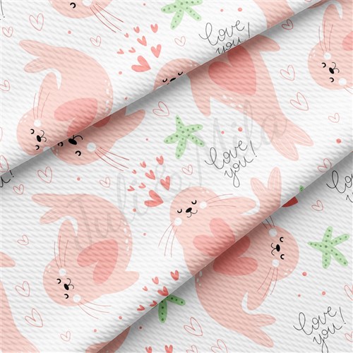 Valentine's Day Liverpool Bullet Textured Stretch Solid Strip Thick Knit Jersey Fabric
