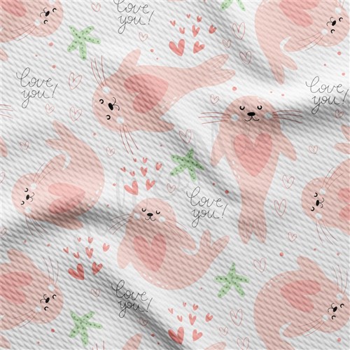 Valentine's Day Liverpool Bullet Textured Stretch Solid Strip Thick Knit Jersey Fabric