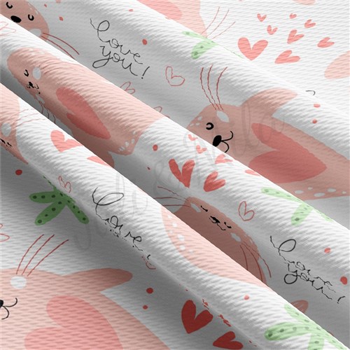 Valentine's Day Liverpool Bullet Textured Stretch Solid Strip Thick Knit Jersey Fabric