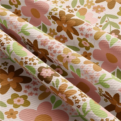 Floral Printed Liverpool Fabric AA1794 & Get a Free $89.99 Embroidery Bundle