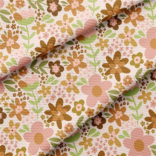 Floral Printed Liverpool Fabric AA1794 & Get a Free $89.99 Embroidery Bundle