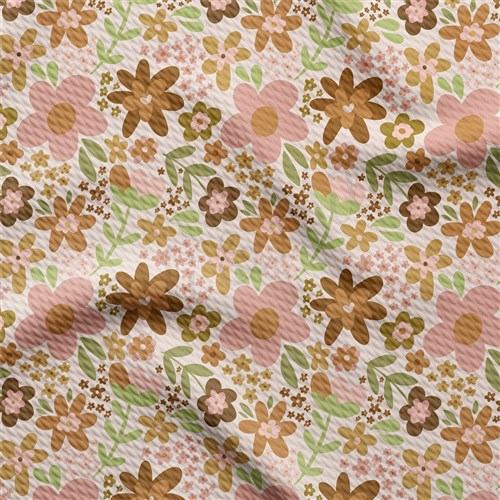 Floral Printed Liverpool Fabric AA1794 & Get a Free $89.99 Embroidery Bundle