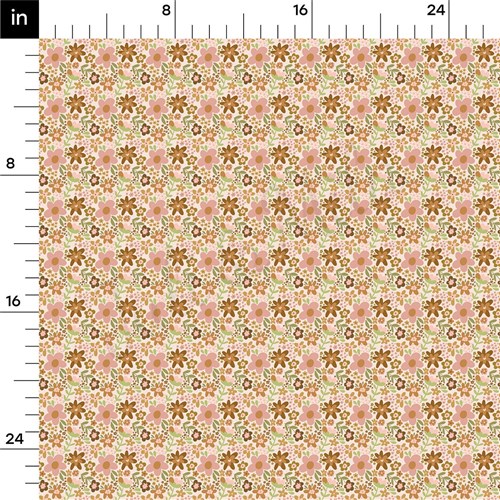 Floral Printed Liverpool Fabric AA1794 & Get a Free $89.99 Embroidery Bundle